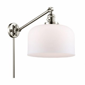 Bell - 1 Light Swing Arm Wall Sconce In Industrial Style-13 Inches Tall and 12 Inches Wide - 1 of 1