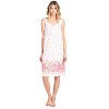 Casual Nights Women's Fancy Lace Floral/Embroidered Sleeveless Nightgown - 2 of 4