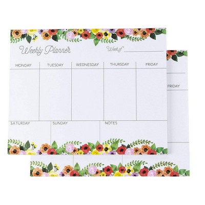 3-Pack Tear-Off Daily Planner Notepads To Do Lists Meal Planning Appointments 