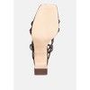 Two Strings Slingback Slim Block Heel Sandals - 4 of 4