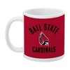Ball State Cardinals Logo Ceramic Coffee Mug Novelty Gift Mugs for Coffee Tea and Hot Drinks 11oz White - 3 of 4