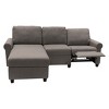 Copenhagen Reclining Sectional with Left Storage Chaise - Serta - 3 of 4