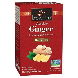 Bravo Teas & Herbs Absolute Ginger Tea - 1 Box/20 Bags - 1 of 3