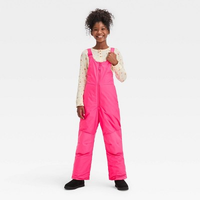 Kids' Solid Snow Bib - All In Motion™ Pink M Plus : Target