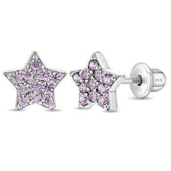 Butterfly backs for earrings, silicone earring stoppers - flower earnuts,  sterling silver 925, BAR 4 4,2x5,4 mm - SILVEXCRAFT