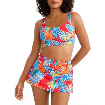 Sunsets Women's Tiger Lily Sporty Skirted Bikini Bottom - 40b