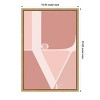 Amanti Art Love by Typelike Canvas Wall Art Print Framed 16 x 23-in. - 4 of 4