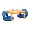 ECR4Kids Hardwood Table with 14in Legs, Kids Furniture, Honey - 3 of 4
