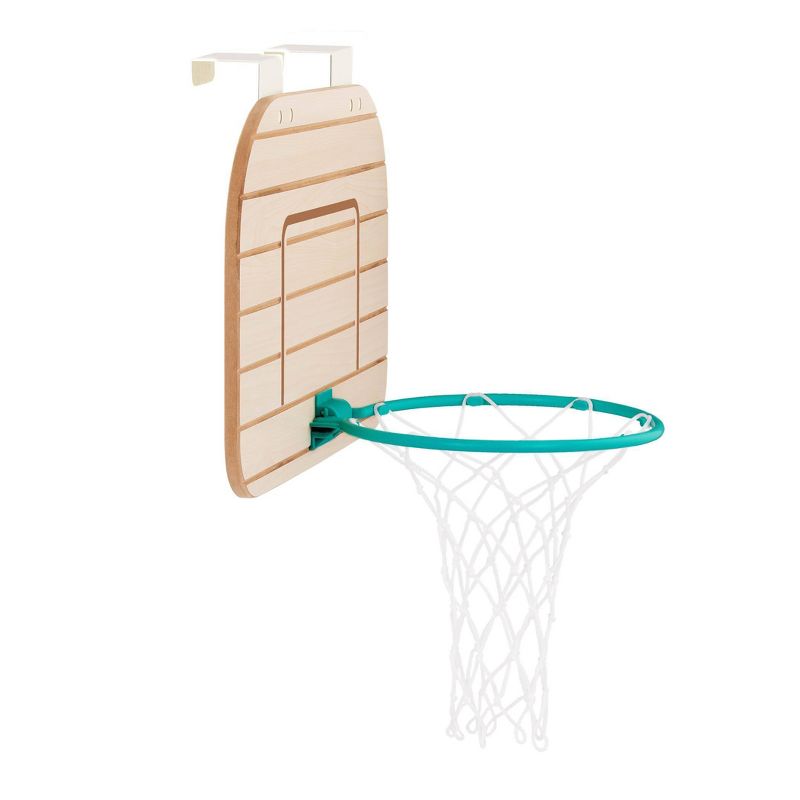 B. sports Wooden Over-the-Door Basketball Hoop, 5 of 8