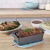 Chicago Metallic Professional Healthy 2 Piece Meatloaf Pan, Gray - 4 of 4