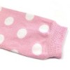 Wrapables Colorful Baby & Toddler Leg Warmers 2, Dots Light Pink & White - 2 of 2