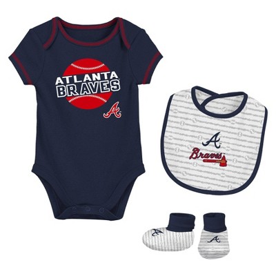 Image of MLB Atlanta Braves Infant Boys' Layette Set - 6-9M