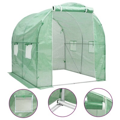 vidaXL Greenhouse 43.1 ft 6.6 ft.x6.6 ft.x6.6 ft.