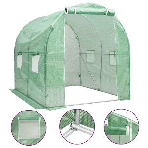 vidaXL Greenhouse 43.1 ft 6.6 ft.x6.6 ft.x6.6 ft. - 1 of 4