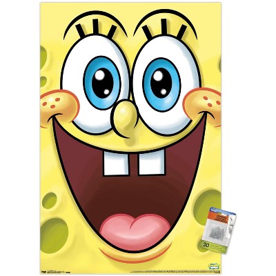 spongebob excited face