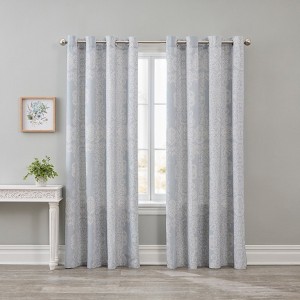 BrylaneHome Delia Grommet Panel, 2-Pack - 1 of 2