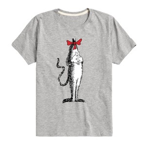 Boys' - Dr. Seuss - Cat in the Hat Costume Short Sleeve Graphic T-Shirt - 1 of 4