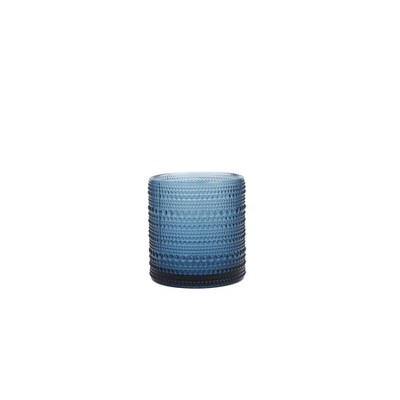 ELLE Decor Bistro Bicchieri Highball In Vetro Blu - 3 Pezzi, Lavabili In Lavastoviglie (3x3x5.5 Cm?) - 4