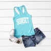 Simply Sage Market Women's Varsity Sunset Chaser Racerback Graphic Tank - 3 of 3
