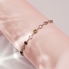 Girls' Multicolored Bezel Set CZ Bracelet Sterling Silver - In Season Jewelry - 3 of 4