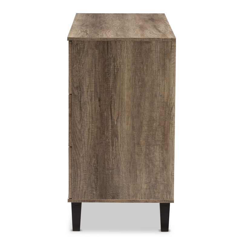 Wales Modern and Contemporary Wood Chest Light Brown - Baxton Studio, 6 of 12