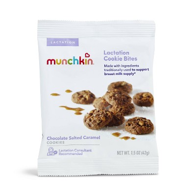 Munchkin Lactation Cookie Bites - Chocolate Salted Caramel - 15oz/10ct: Whole Grain