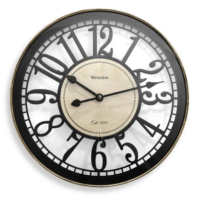 12" See Through Open Dial Wall Clock - Westclox