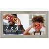 PosterPalooza | 7x4 Wide Barnwood Picture Frame, UV Acrylic, 6 Finishes - Grey, Brown, White, and Black - 2 of 4