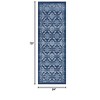 Washable Runner Rug 2x8 Floral Runner Rug for Hallway Print Distressed Runner Carpet Non-Slip Accent Throw Rug for Kitchen Bathroom - 2 of 4