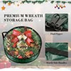 6-Pack 30" Wreath Storage Bags – Waterproof Christmas Wreath Organizers with Handles & Zippers - 4 of 4
