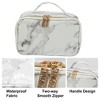 Unique Bargains Makeup Bag Cosmetic Brush Storage Box Makeup Organizers Travel Bag 8"x5"x4" 1 Pcs - 3 of 4