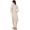 Memoi Women's Bonded Quarter Sleeve Slip Dress - 3 of 4