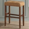 Alaterre Furniture Madison 30-Inch Bar Stool with Faux Leather Seat - Stool for Kitchen Island or Bar - Backless Barstools - 2 of 4