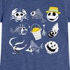 Girls' - Disney - Beach Crew Fitted Short Sleeve Graphic T-Shirt - 2 of 4