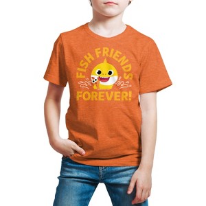 Boys' - Baby Shark - Fish Friends Forever Short Sleeve Graphic T-Shirt - 1 of 4