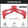 ODK 18In Log Lifting Tongs with 2 Claw Timber, Heavy Duty Logging Grabbler, Anti-Slip Wooden Tongs, Steel Log Lifting Tongs for Tractors, Skidders - 4 of 4