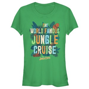 Juniors Womens Jungle Cruise The World Famous Logo T-Shirt - 1 of 4