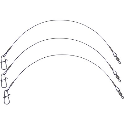 Eagle Claw 9 Steel Leader 20lb 08012-002 3pcs