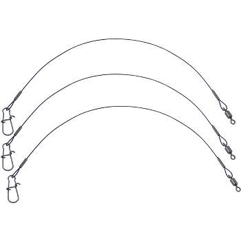 Eagle Claw Clear/bright Heavy Duty 9 Wire Leaders 3-pack - 20 Lb Test :  Target