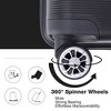Whisen 3-Piece Set(20/24/28 in.) Luggage Sets Hardshell Lightweight Suitcase with TSA Lock - 4 of 4