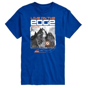 Men's - Instant Message - Live On The Edge Short Sleeve Graphic T-Shirt - 1 of 4