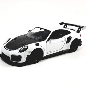 KiNSMART - 2010 Porsche 911 GT2 RS 1:36 Scale 5" Die Cast Metal Model Toy Sports Car Toy (White) - 1 of 4