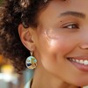 Ross-Simons 0.40 ct. t.w. Multi-Gemstone Beach Drop Earrings in 18kt Gold Over Sterling - 2 of 3