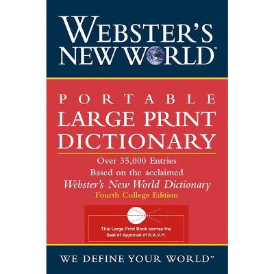Webster's New World Portable Large Print Dictionary, Second
