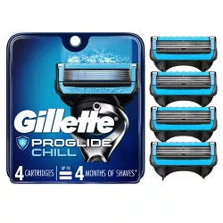 Gillette ProGlide Chill Men's Razor Blade Refills - 4ct