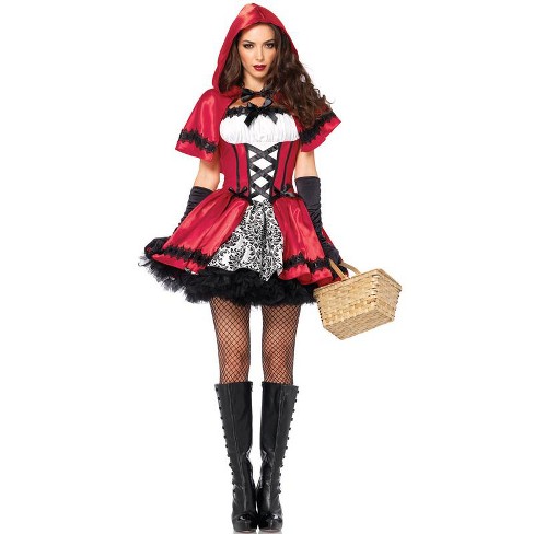Leg Avenue Gothic Red Riding Hood Adult Costume, X-Large