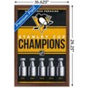 Trends International NHL Pittsburgh Penguins - Champions 23 Framed Wall Poster Prints - 3 of 4