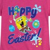 Girls' - SpongeBob Squarepants - Hoppy Easter Fitted Short Sleeve Graphic T-Shirt - 2 of 4