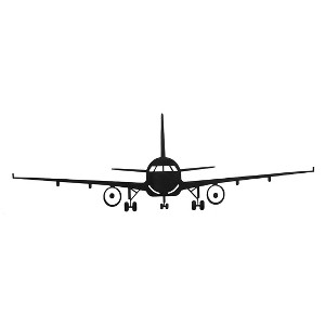 Unique Bargains Removable Living Room Art Decal Airplane Pattern Wall Sticker - 1 of 4