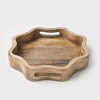 Mela Artisans Scallop Round in Natural Decorative Tray, Small - 2 of 4
